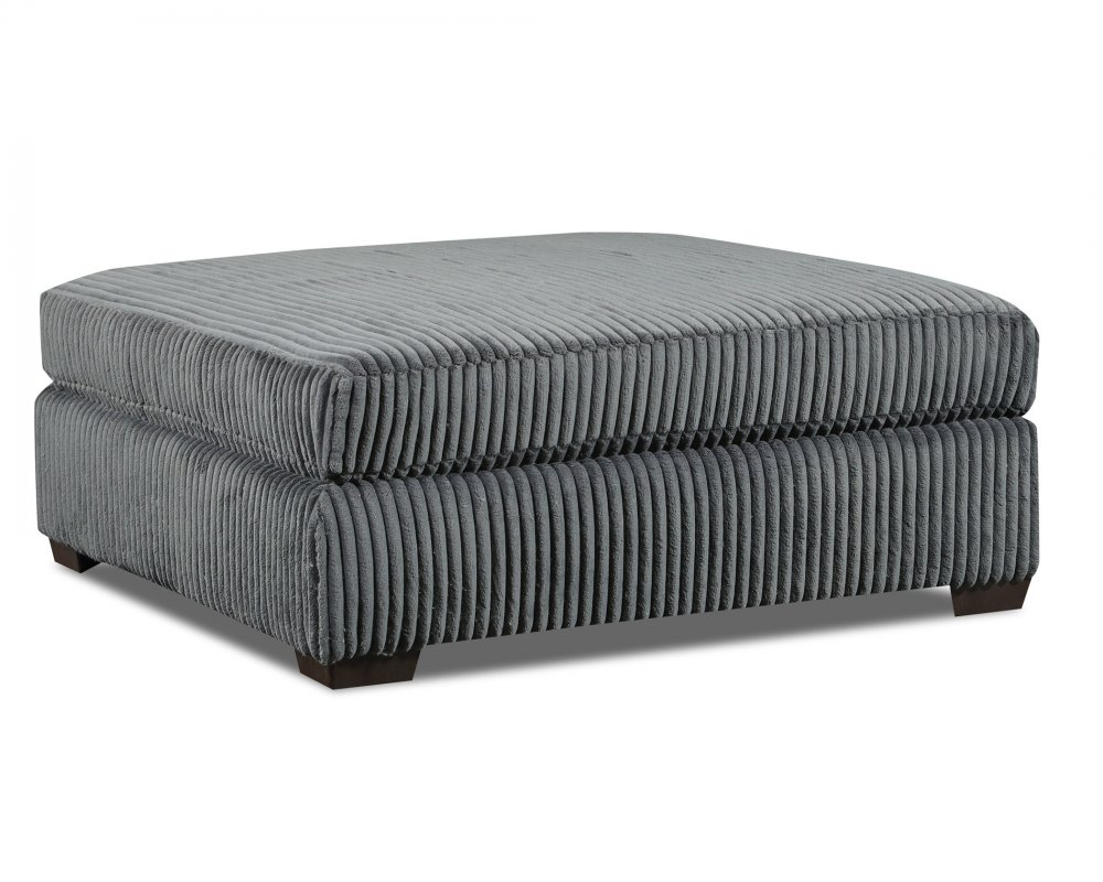 1300-07 Charcoal Cocktail Ottoman