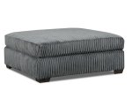 1300-07 Charcoal Cocktail Ottoman