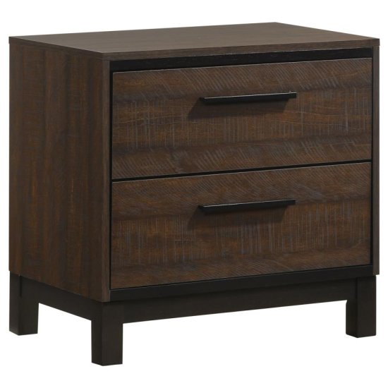 Edmonton 4-piece Queen Bedroom Set Rustic Tobacco