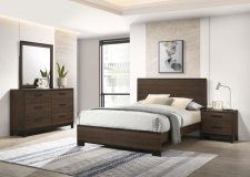 (image for) Edmonton 4-piece Queen Bedroom Set Rustic Tobacco