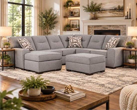 (image for) 2124 Seneca Marble Sectional