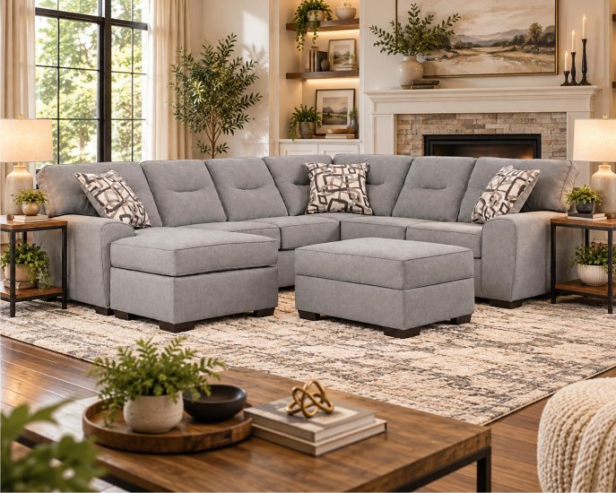 (image for) 2124 Seneca Marble Sectional