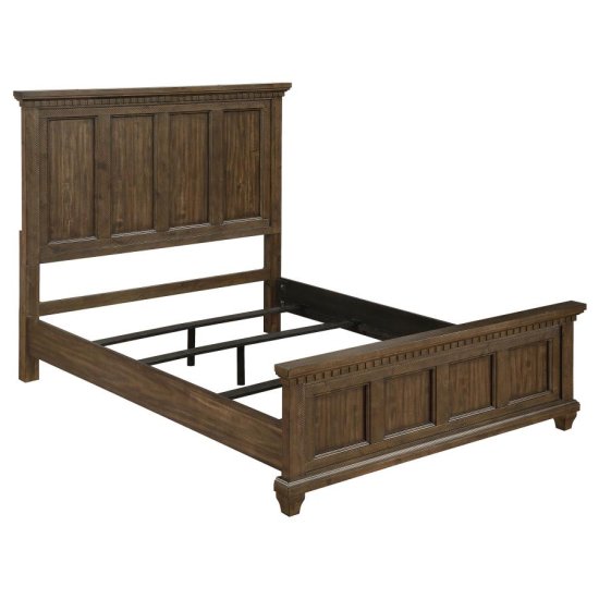 (image for) Bennington Wood Eastern King Panel Bed Acacia Brown