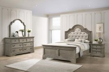 (image for) Manchester 4-piece California King Bedroom Set Wheat Brown