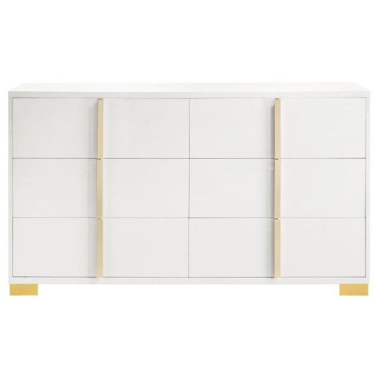 Marceline 4-piece Eastern King Bedroom Set White