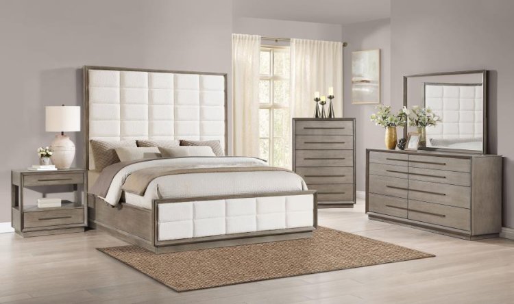 Modal Additional Images for Durango 77-inch Queen Panel Bed Washed Oak