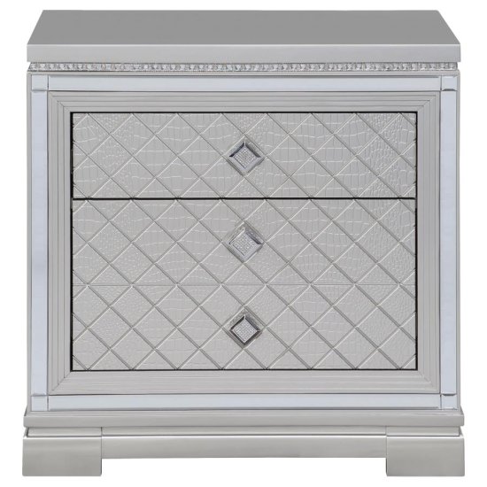 Eleanor 4-piece California King Bedroom Set Metallic Mercury