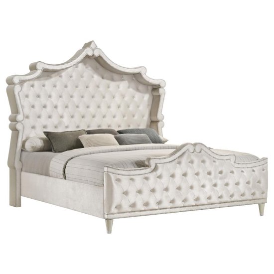 Antonella 4-piece California King Bedroom Set Ivory 