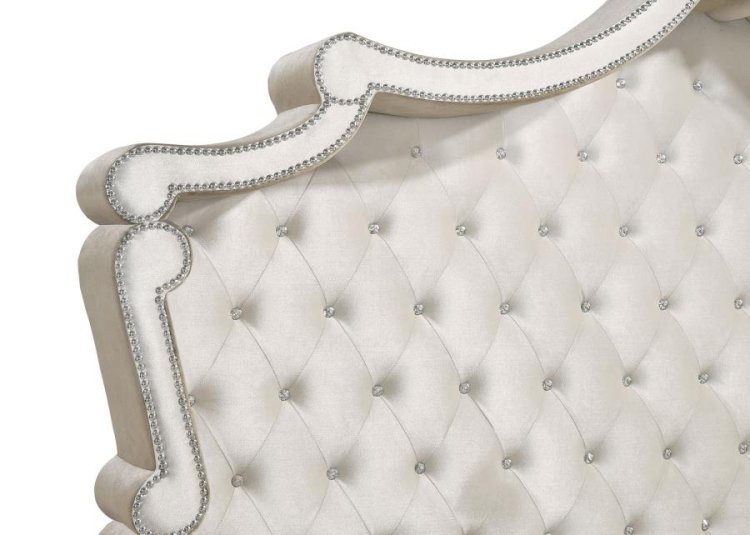 Antonella 4-piece Queen Bedroom Set Ivory 