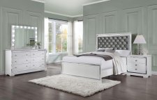 (image for) Eleanor 4-piece Queen Bedroom Set White