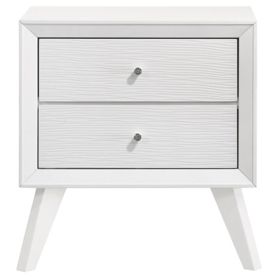Janelle 4-piece California King Bedroom Set White