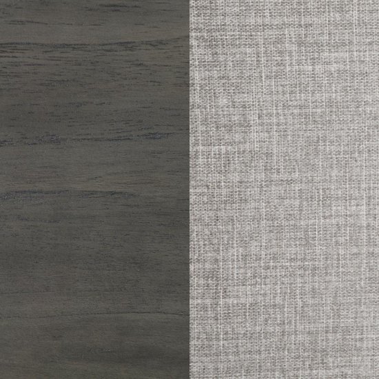 Kieran Wood Queen LED Panel Bed Grey
