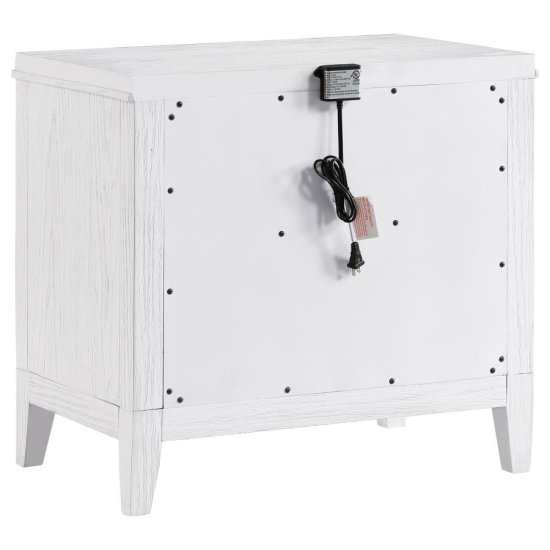 Marielle 4-piece Eastern King Bedroom Set Distressed White 