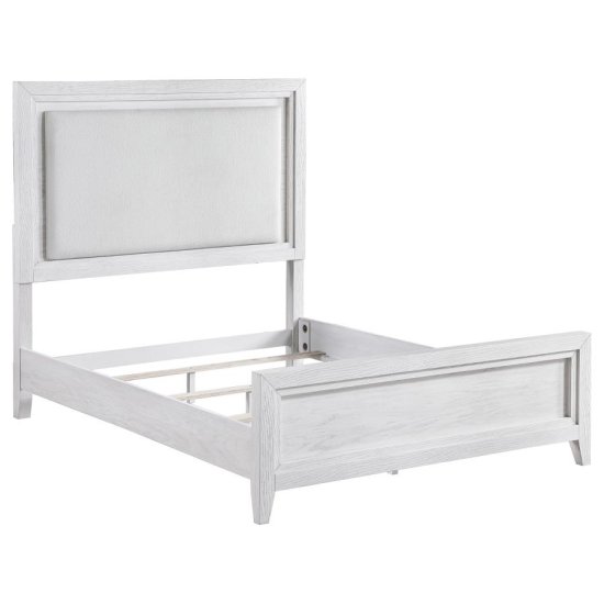 Marielle 4-piece Queen Bedroom Set Distressed White 