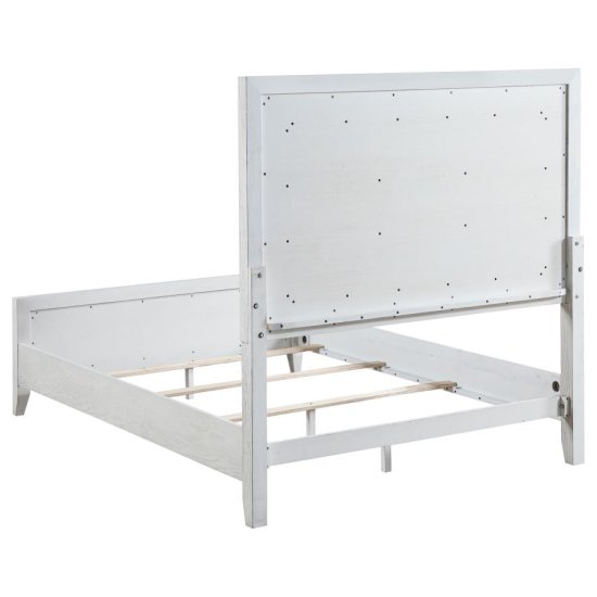 Marielle 4-piece Queen Bedroom Set Distressed White 