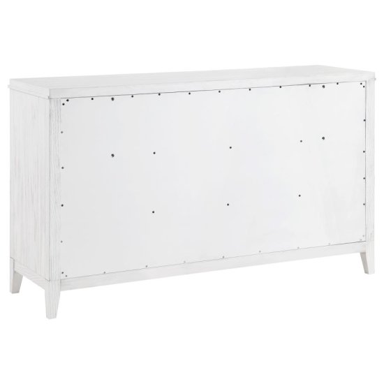 Marielle 4-piece Queen Bedroom Set Distressed White 