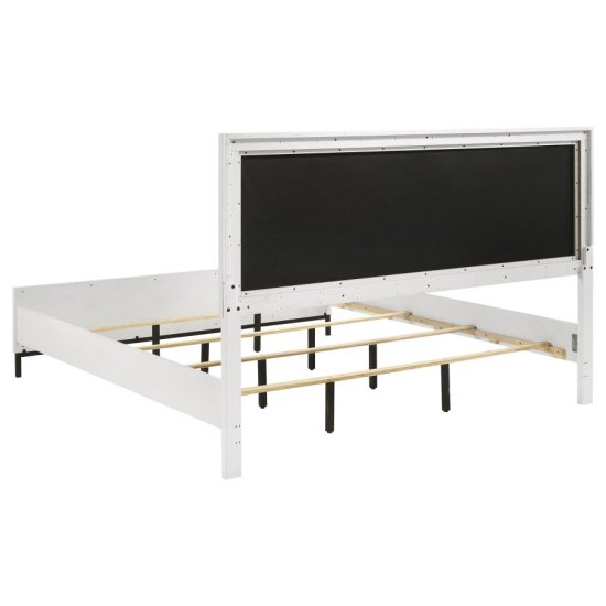 Sonora 4-piece Eastern King Bedroom Set White 