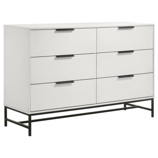 Sonora 4-piece California King Bedroom Set White 