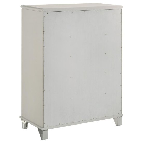Olivia 4-piece California King Bedroom Set Pearl White