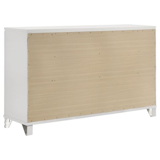 Marmore 4-piece Eastern King Bedroom Set White