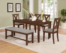 (image for) 2321BRN Clara Dining Brown