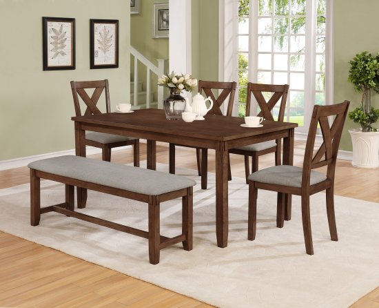 (image for) 2321BRN Clara Dining Brown