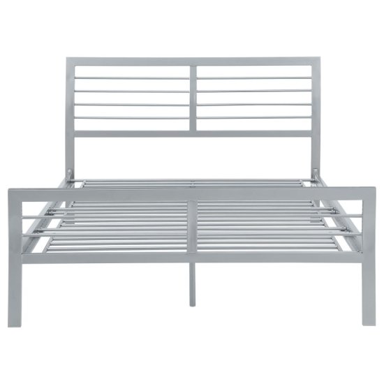 Cooper Metal Twin Open Frame Bed Silver