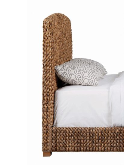 Modal Additional Images for Laughton Woven Banana Leaf Queen Panel Headboard Amber