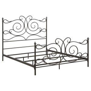 (image for) Parleys Metal Queen Open Frame Bed Dark Bronze