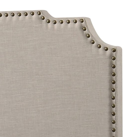 Tamarac Upholstered Full Panel Bed Beige