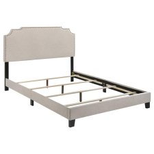 (image for) Tamarac Upholstered Full Panel Bed Beige