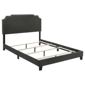 (image for) Tamarac Upholstered Eastern King Panel Bed Grey