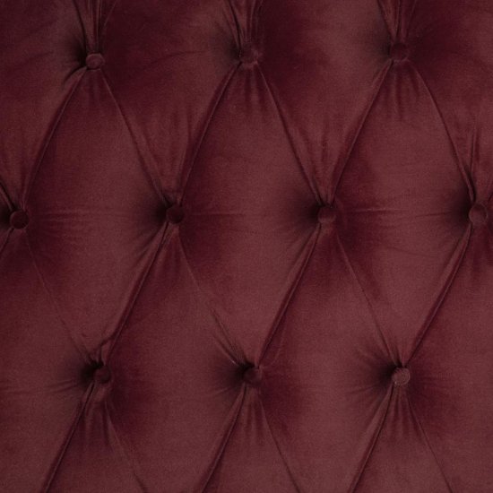 Modal Additional Images for Devon 57-inch Upholstered Queen Panel Bed Wine Red