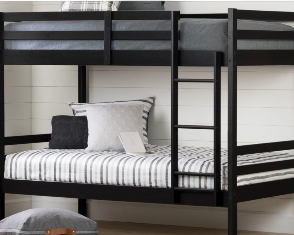 510 Black Bunk Bed - Click Image to Close