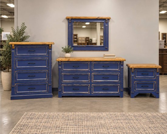 (image for) Alis Nogal Blue 4 Pc 1 Set in Stock