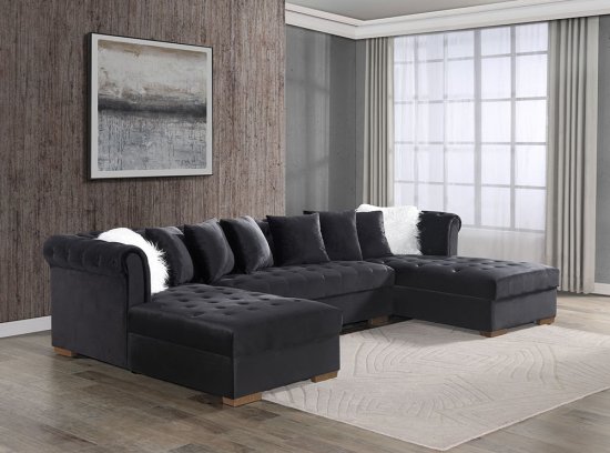 (image for) 97000 Aria - Black Sectional