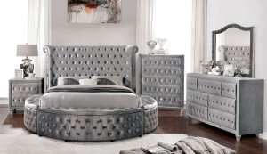 (image for) Sansom Grey Qn. 5Pc W/2Ns