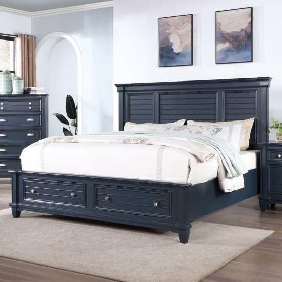 Modal Additional Images for Manzanillo Blue Qn. 5Pc W/Chest