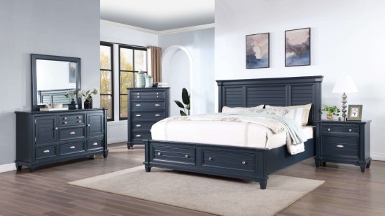 (image for) Manzanillo Blue Qn. 5Pc W/Chest
