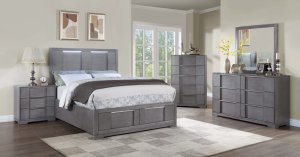(image for) Regulus Grey Qn. 5Pc W/2Ns