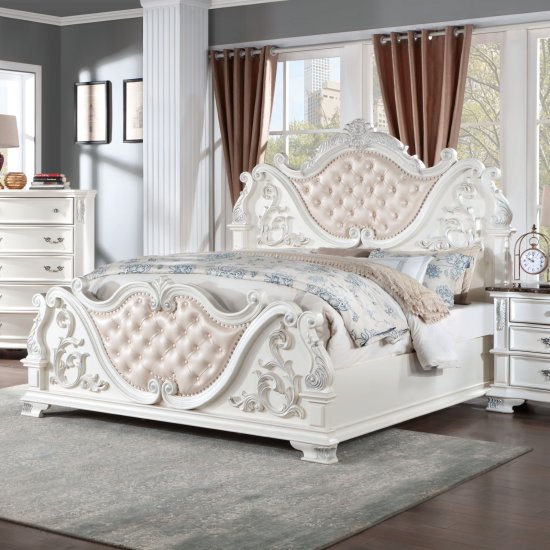 Modal Additional Images for Esparanza White Qn. 5Pc W/2Ns