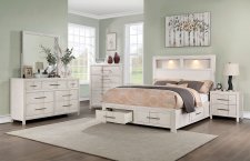 (image for) Karla White Qn. 5Pc W/2Ns