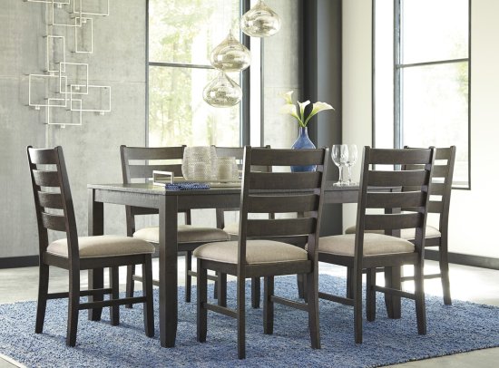 (image for) D397 Rokane Dining Table and Chairs (Set of 7)