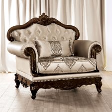 (image for) Veracruz Dark Cherry/Beige Chair