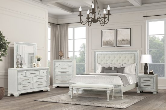 (image for) Stella Mia White Qn. F W/5Pc