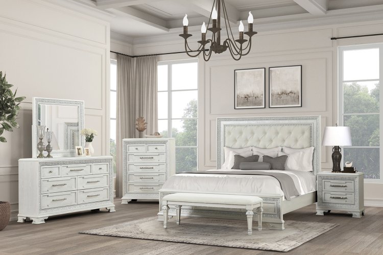 (image for) Stella Mia White Qn. F W/5Pc