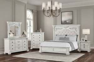 (image for) Promenade White Qn. 5Pc W/2Ns