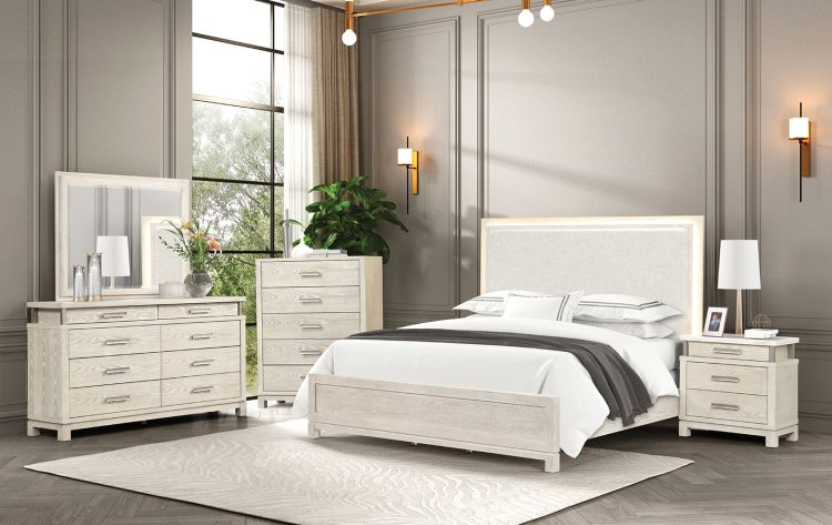 (image for) Lafayette Grey Qn. 5Pc W/C