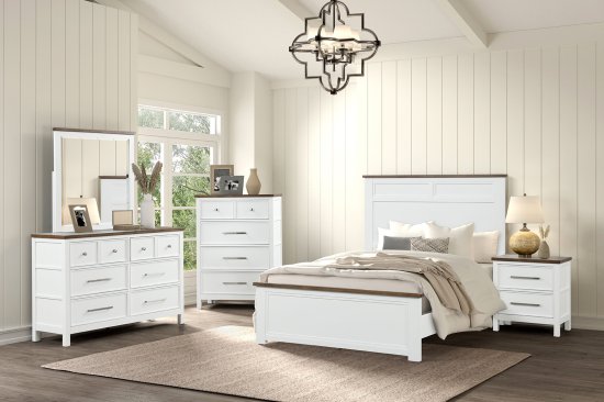 (image for) Pinetop White T 5Pc W/2Ns