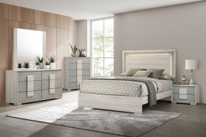 (image for) Lincolt White Qn. 5Pc W/2Ns
